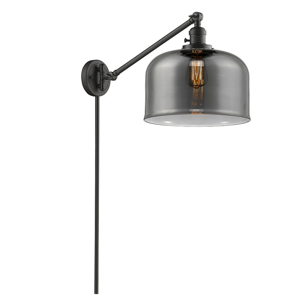 Bell Swing Arm shown in the Oil Rubbed Bronze finish with a Plated Smoke shade