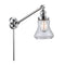 Bellmont Swing Arm shown in the Polished Chrome finish with a Clear shade