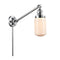 Dover Swing Arm shown in the Polished Chrome finish with a Matte White shade