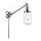 Dover Swing Arm shown in the Polished Chrome finish with a Clear shade