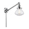 Olean Swing Arm shown in the Polished Chrome finish with a Clear shade