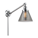 Cone Swing Arm shown in the Polished Chrome finish with a Plated Smoke shade