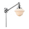 Oxford Swing Arm shown in the Polished Chrome finish with a Matte White shade