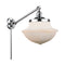 Oxford Swing Arm shown in the Polished Chrome finish with a Matte White shade