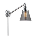 Cone Swing Arm shown in the Polished Chrome finish with a Plated Smoke shade