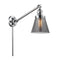 Cone Swing Arm shown in the Polished Chrome finish with a Plated Smoke shade