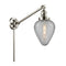 Geneseo Swing Arm shown in the Polished Nickel finish with a Clear Crackled shade