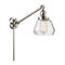 Fulton Swing Arm shown in the Polished Nickel finish with a Clear shade