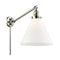 Cone Swing Arm shown in the Polished Nickel finish with a Matte White shade