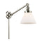 Cone Swing Arm shown in the Polished Nickel finish with a Matte White shade