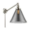 Cone Swing Arm shown in the Polished Nickel finish with a Plated Smoke shade
