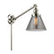 Cone Swing Arm shown in the Polished Nickel finish with a Plated Smoke shade