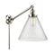 Cone Swing Arm shown in the Polished Nickel finish with a Seedy shade