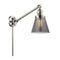 Cone Swing Arm shown in the Polished Nickel finish with a Plated Smoke shade