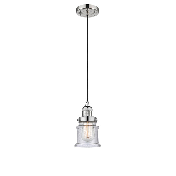 Appalachian Swing Arm shown in the Polished Nickel finish with a Polished Nickel shade