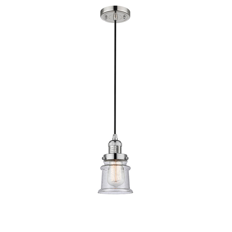 Appalachian Swing Arm shown in the Polished Nickel finish with a Polished Nickel shade