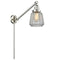 Chatham Swing Arm shown in the Brushed Satin Nickel finish with a Clear shade