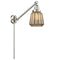 Chatham Swing Arm shown in the Brushed Satin Nickel finish with a Mercury shade