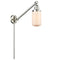 Dover Swing Arm shown in the Brushed Satin Nickel finish with a Matte White shade