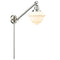 Oxford Swing Arm shown in the Brushed Satin Nickel finish with a Matte White shade