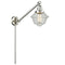Oxford Swing Arm shown in the Brushed Satin Nickel finish with a Seedy shade