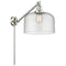 Bell Swing Arm shown in the Brushed Satin Nickel finish with a Seedy shade