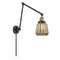 Chatham Swing Arm shown in the Black Antique Brass finish with a Mercury shade