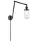 Dover Swing Arm shown in the Oil Rubbed Bronze finish with a Seedy shade