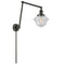 Oxford Swing Arm shown in the Oil Rubbed Bronze finish with a Seedy shade
