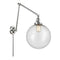 Beacon Swing Arm shown in the Polished Chrome finish with a Seedy shade