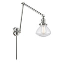 Olean Swing Arm shown in the Polished Chrome finish with a Seedy shade