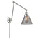 Cone Swing Arm shown in the Polished Chrome finish with a Plated Smoke shade