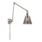 Cone Swing Arm shown in the Polished Nickel finish with a Plated Smoke shade