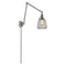 Chatham Swing Arm shown in the Brushed Satin Nickel finish with a Clear shade