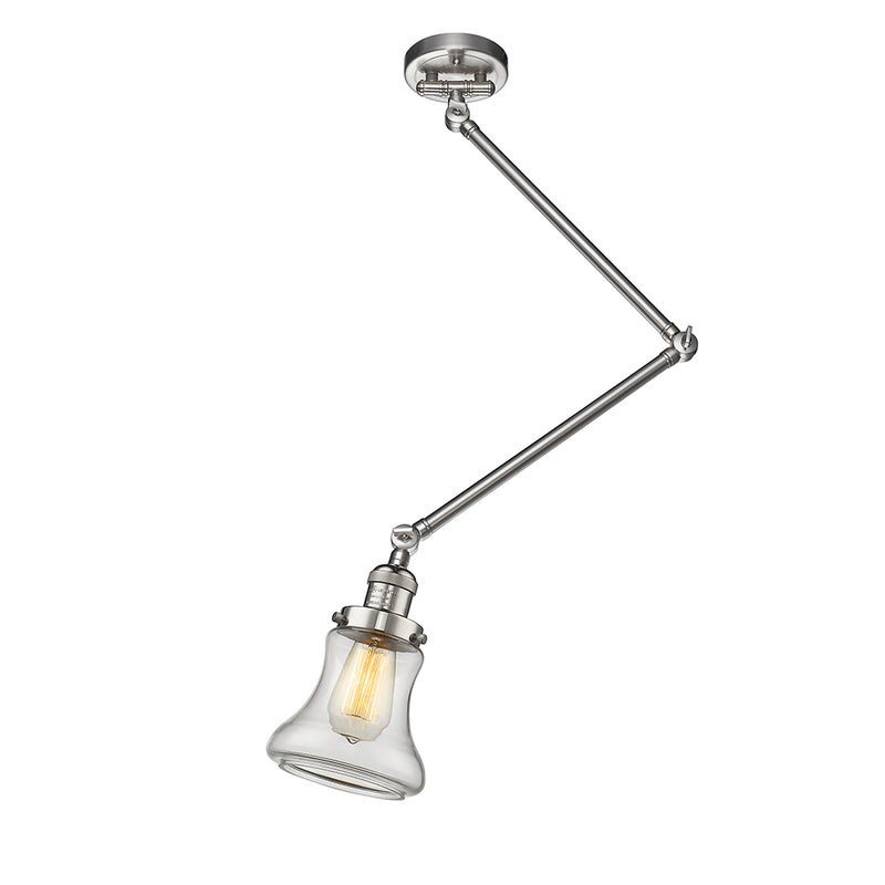 Innovations Lighting Bellmont 1 Light 8" Swing Arm With Switch 238-SN-G192