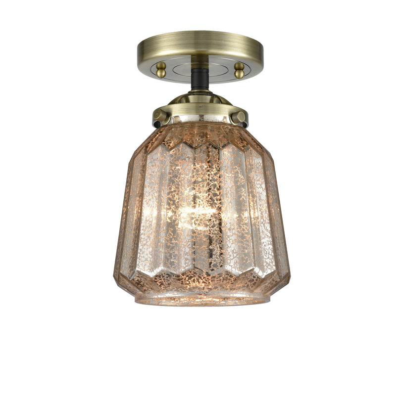 Innovations Lighting Chatham 1 Light Semi-Flush Mount Part Of The Nouveau Collection 284-1C-BAB-G146