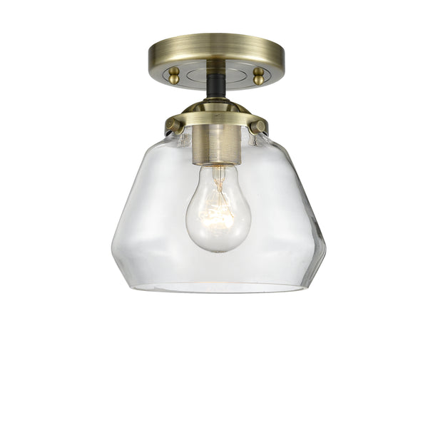 Innovations Lighting Fulton 1 Light Semi-Flush Mount Part Of The Nouveau Collection 284-1C-BAB-G172