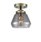 Innovations Lighting Fulton 1 Light Semi-Flush Mount Part Of The Nouveau Collection 284-1C-BAB-G173-LED