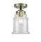 Innovations Lighting Canton 1 Light Semi-Flush Mount Part Of The Nouveau Collection 284-1C-BAB-G182