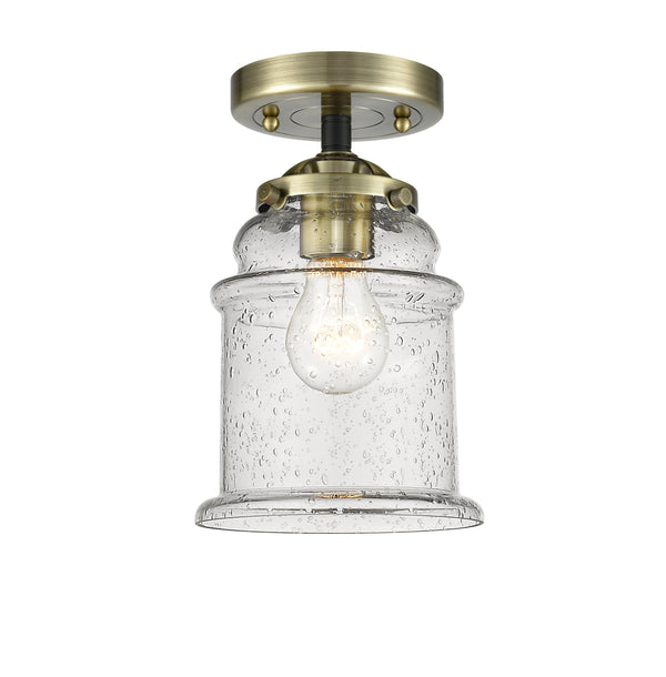 Innovations Lighting Canton 1 Light Semi-Flush Mount Part Of The Nouveau Collection 284-1C-BAB-G184-LED