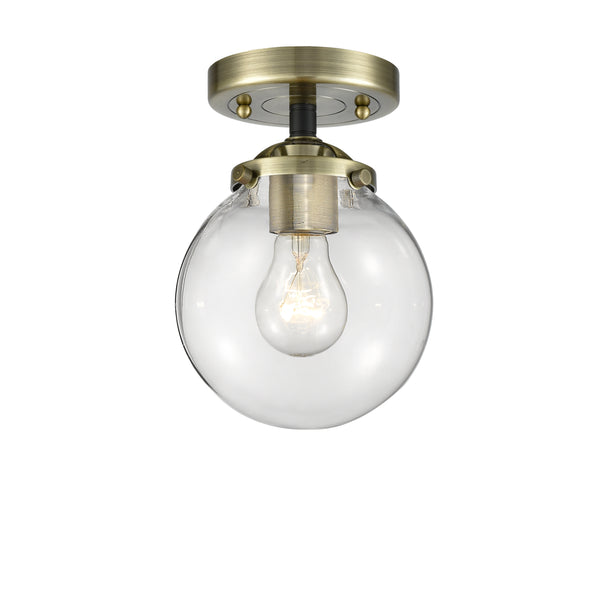 Innovations Lighting Beacon 1 Light 6" Semi-Flush Mount 284-1C-BAB-G202-6-LED