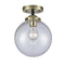 Innovations Lighting Beacon 1 Light 8" Semi-Flush Mount 284-1C-BAB-G202-8-LED