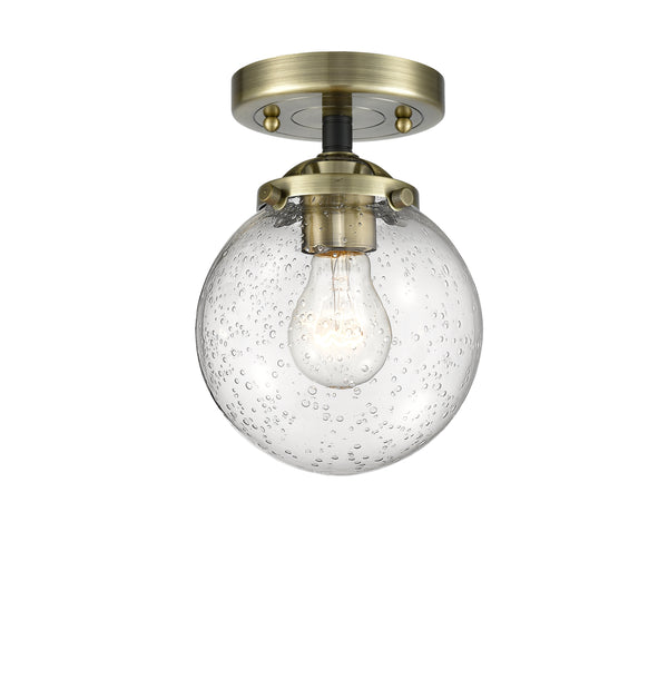Innovations Lighting Beacon 1 Light 6" Semi-Flush Mount 284-1C-BAB-G204-6-LED