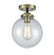 Innovations Lighting Beacon 1 Light 8" Semi-Flush Mount 284-1C-BAB-G204-8-LED