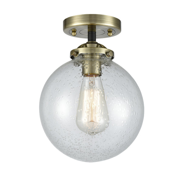 Innovations Lighting Beacon 1 Light 8" Semi-Flush Mount 284-1C-BAB-G204-8