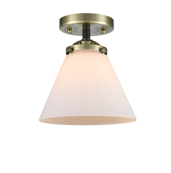 Innovations Lighting Large Cone 1 Light Semi-Flush Mount Part Of The Nouveau Collection 284-1C-BAB-G41-LED