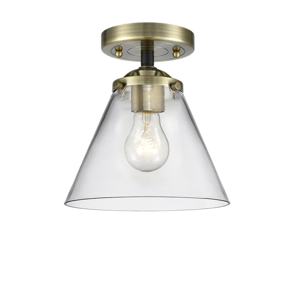 Innovations Lighting Large Cone 1 Light Semi-Flush Mount Part Of The Nouveau Collection 284-1C-BAB-G42