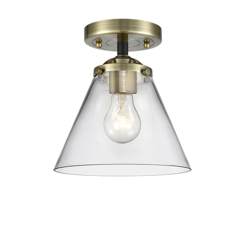 Innovations Lighting Large Cone 1 Light Semi-Flush Mount Part Of The Nouveau Collection 284-1C-BAB-G42