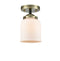 Innovations Lighting Small Bell 1 Light Semi-Flush Mount Part Of The Nouveau Collection 284-1C-BAB-G51-LED