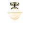 Innovations Lighting Small Oxford 1 Light Semi-Flush Mount Part Of The Nouveau Collection 284-1C-BAB-G531-LED